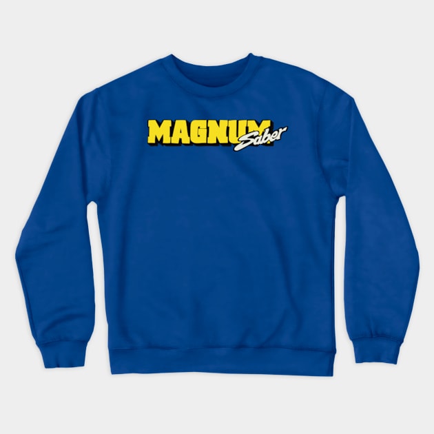 Tamiya Magnum Saber Sticker Logo Design Crewneck Sweatshirt by Animangapoi